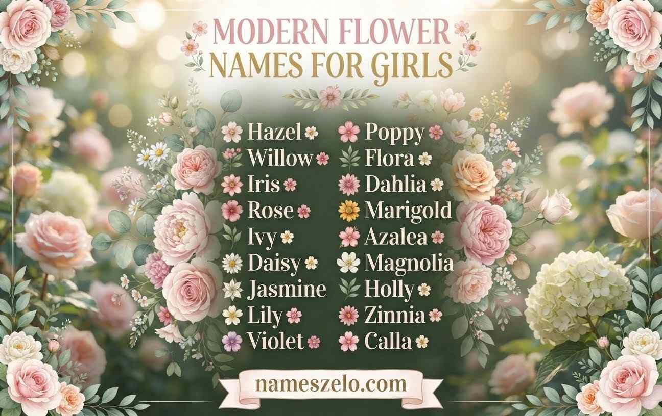 Modern Flower Names for Girls