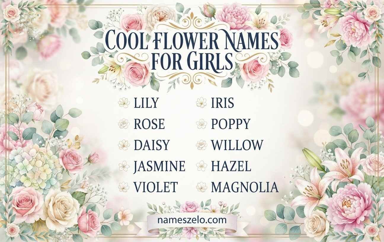 Cool Flower Names for Girls